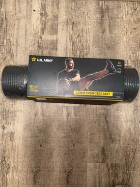 U.S. Army Black 12mm Exercise Mat